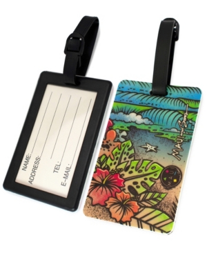 Maui And Sons Surfer Collection Luggage Tags In Lifes A Beach