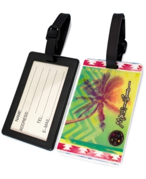 Maui And Sons Surfer Collection Luggage Tags In Yellow Sunset