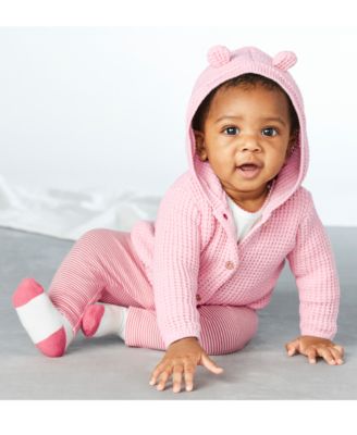 baby girl hooded cardigan