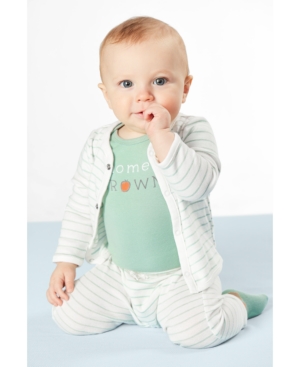 Carter's Baby Boys or Girls 3-Pc Home Grown Tomato Cardigan Set