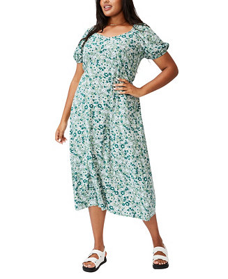 COTTON ON Trendy Plus Size Mary Midi Dress - Macy's