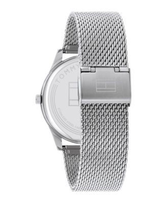 Men's Stainless Steel Mesh Bracelet Watch 42mm