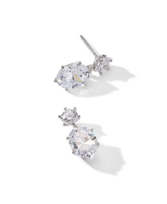 eliot danori oval crystal drop earrings