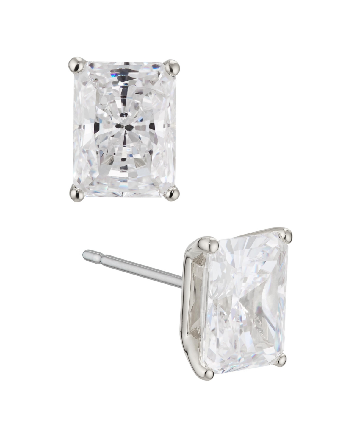 Emerald Cubic Zirconia Earring, Created for Macy's - Gold