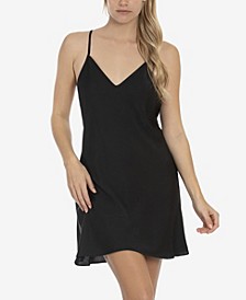 Women's Molly Solid Hammered Satin Chemise