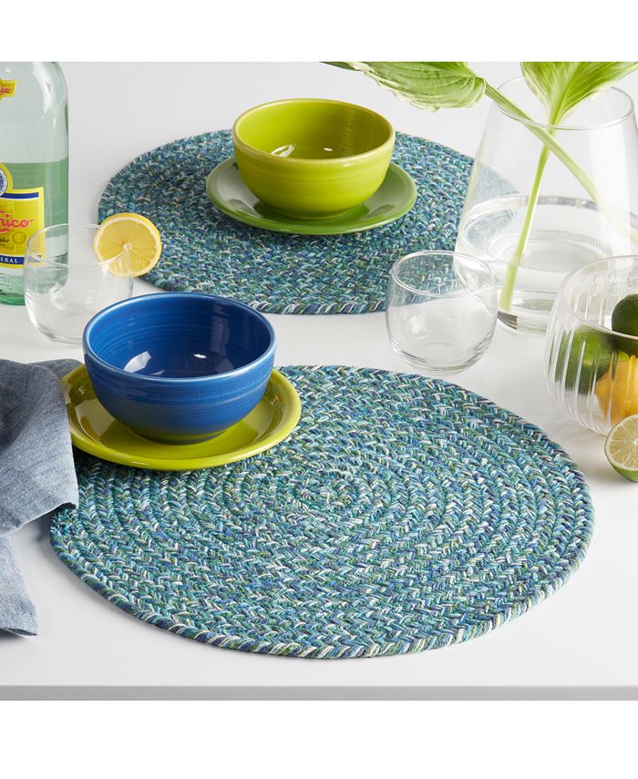 Fiesta Multicolor Braided Cotton Placemat Macy's