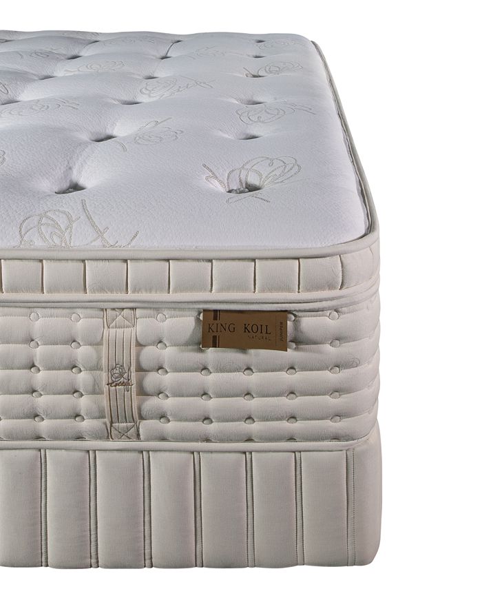 King Koil Natural Juniper 15" Firm Bliss Top Mattress Set Twin XL
