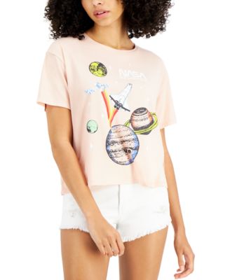 Grayson Threads Black - Juniors' NASA Short-Sleeve T-Shirt