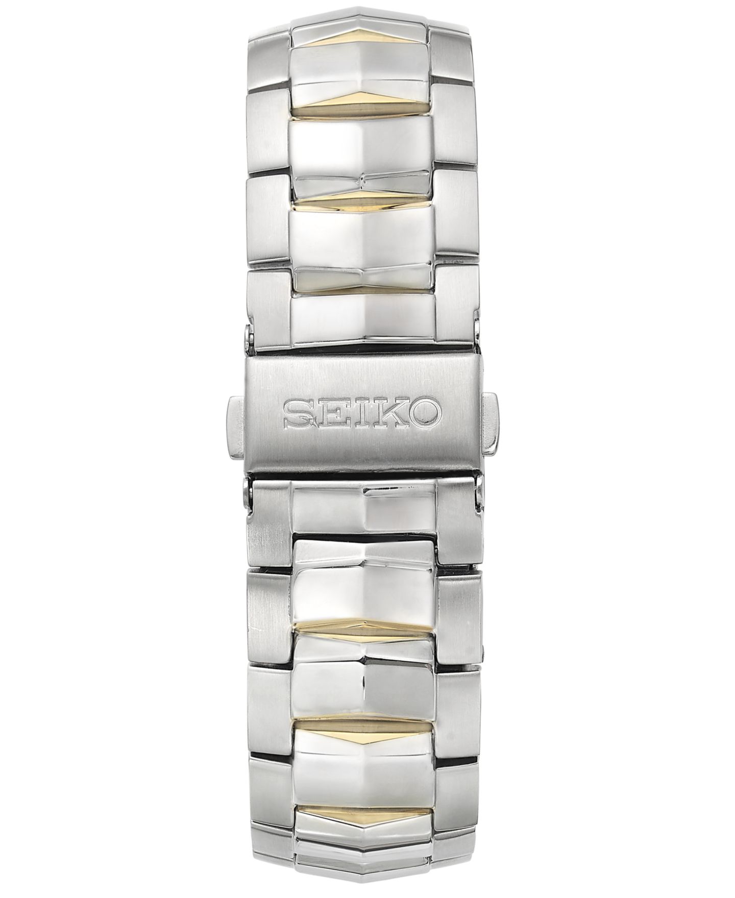 Мужские часы Seiko Solar Chronograph Coutura Two-Tone Stainless Steel Bracelet Watch 44mm SSC376 — фото 3