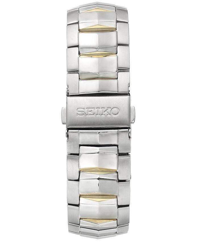 seiko coutura men's steel bracelet chronograph watch