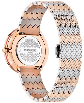 Missoni - Women's Swiss M1 Two-Tone Stainless Steel Bracelet Watch 34mm