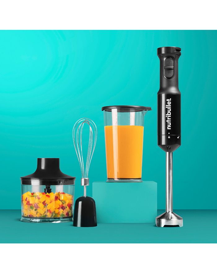 NutriBullet Immersion Blender with Blending Cup, Chopper & Whisk