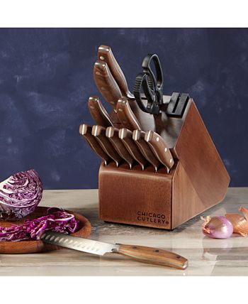 Chicago Cutlery 13 Piece High Carbon Stainless Steel Knife Block Set &  Reviews