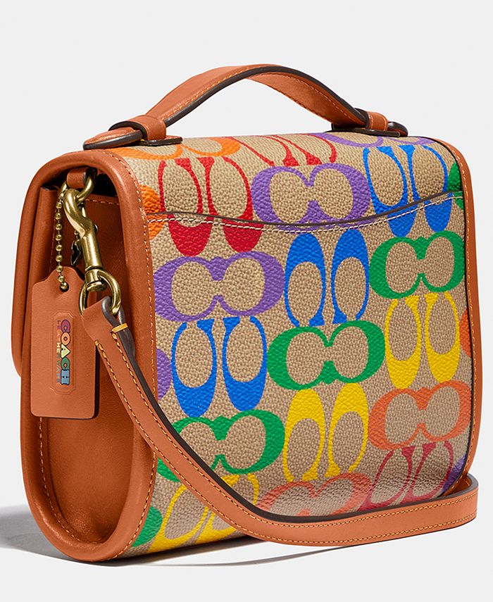 rainbow crossbody purse