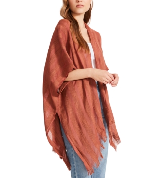 Steve Madden Slub Striped Ruana