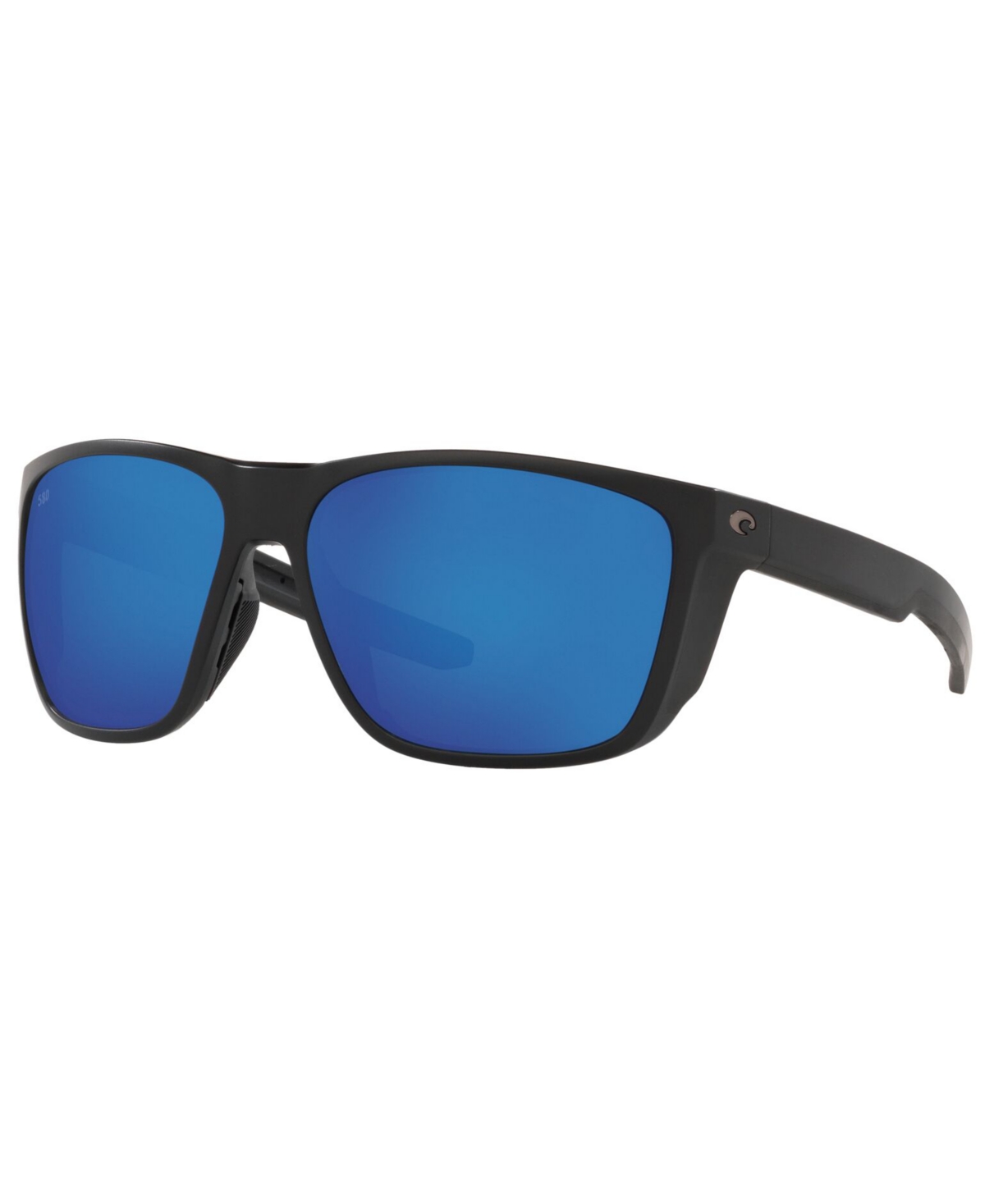 Costa Del Mar Ferg Xl Polarized Sunglasses, 6s9012 62 In Matte Black,blue Mirror G