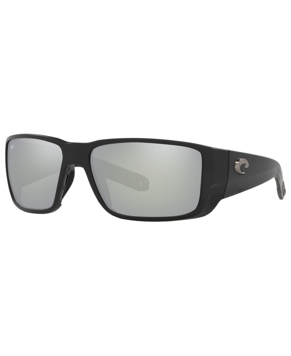 Costa Del Mar Polarized Blackfin Pro Sunglasses, 6s9078 60 In Matte Black,gray Silver Mirror G