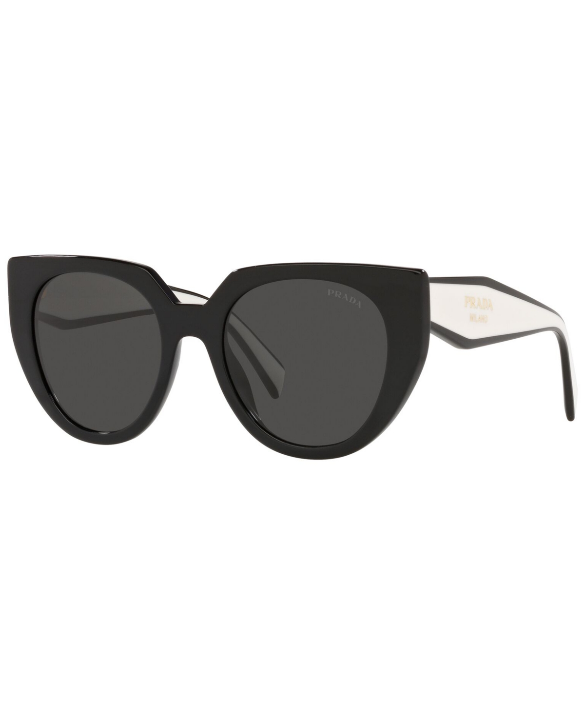 Shop Prada Women's Sunglasses, Pr 14ws In Black,talc,dark Grey