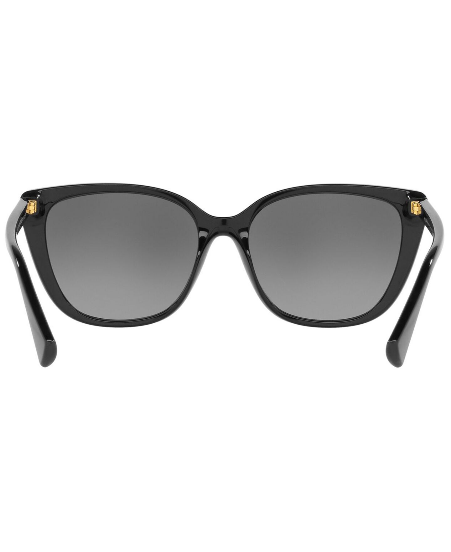 Женские солнцезащитные очки Ralph by Ralph Lauren Ralph Polarized Sunglasses, RA5274 56, цвет: Блестящий чёрный / Градиентный серый — фото 5