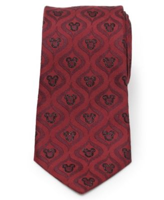 Men's Mickey Mouse Holiday Metallic Silk Tie