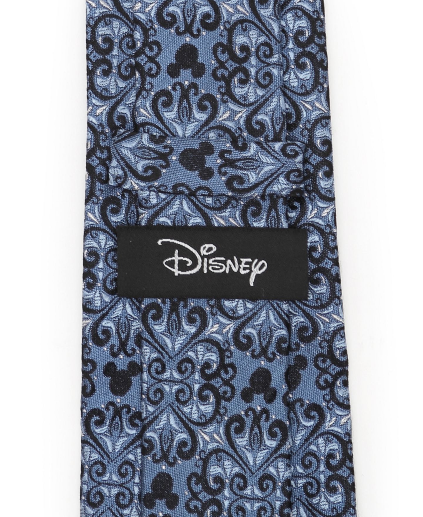 Мужской галстук Disney Mickey Mouse Damask Tile Tie, цвет: Синий — фото 3