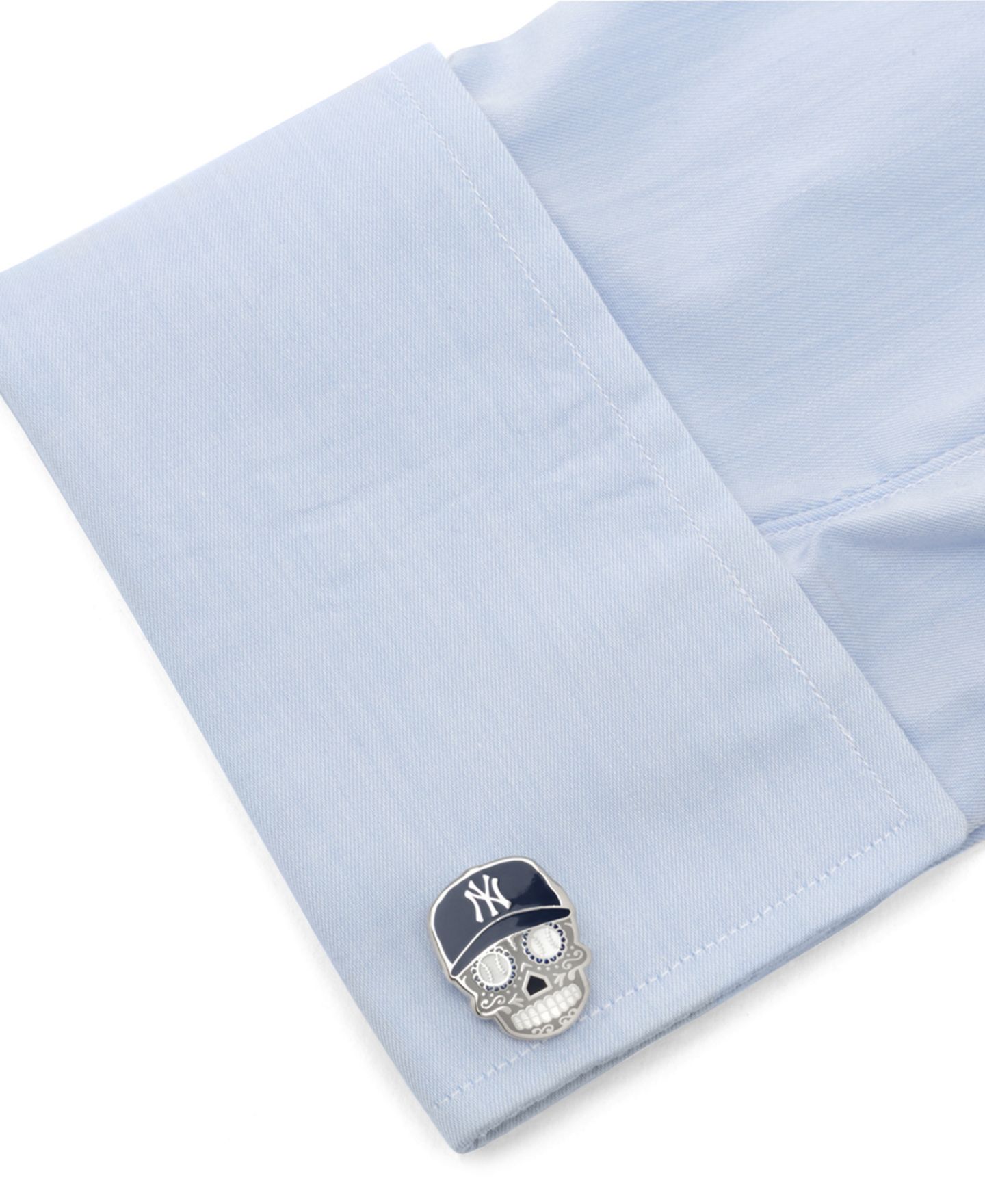 Мужские запонки MLB New York Yankees Sugar Skull Cufflinks — фото 3