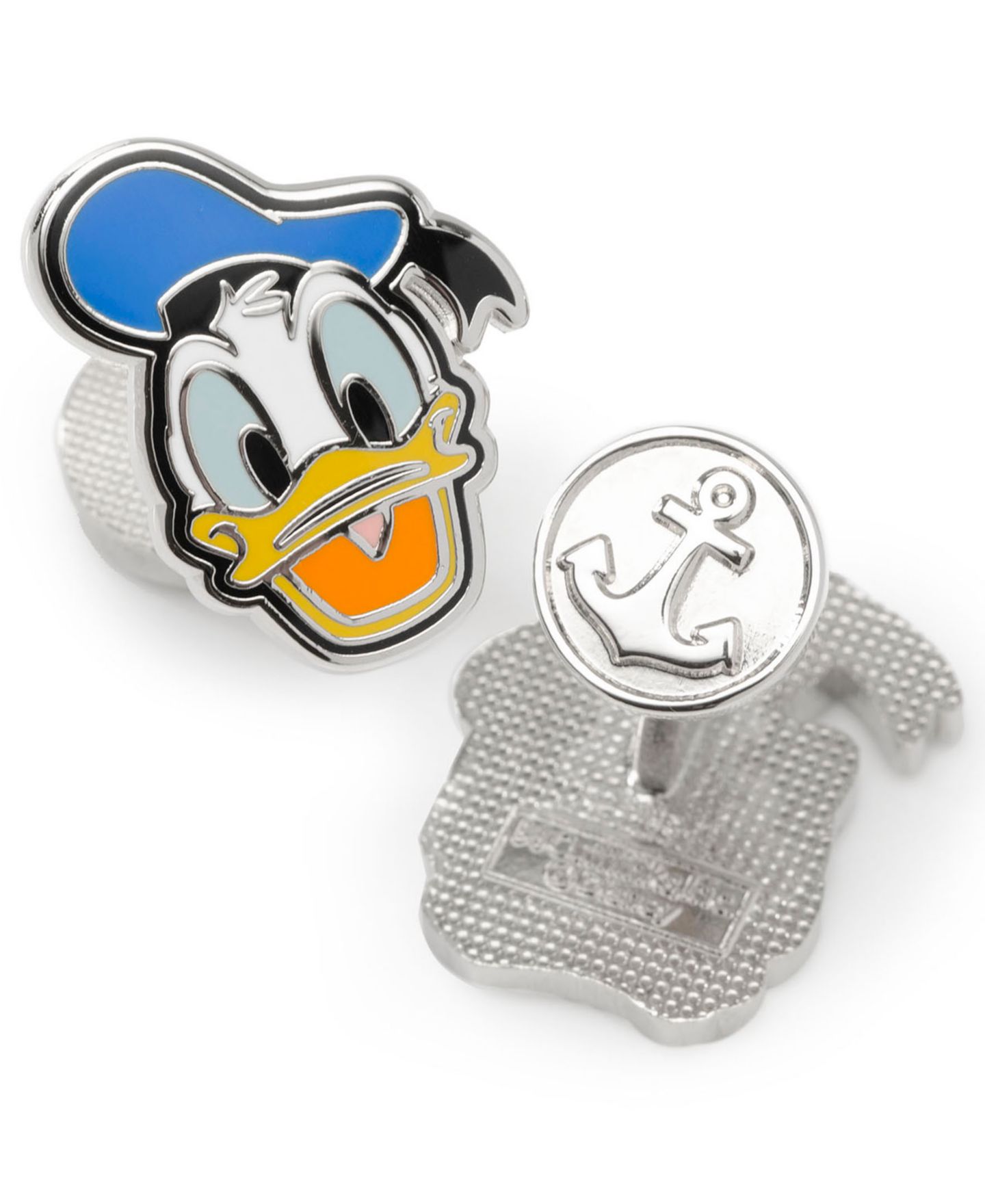 Мужские запонки Disney Donald Duck Two Faces Cufflinks — фото 1
