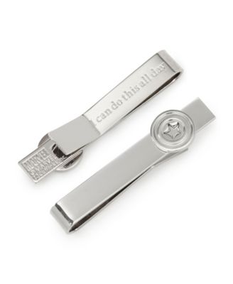 Men's Captain America Hidden Message Tie Bar