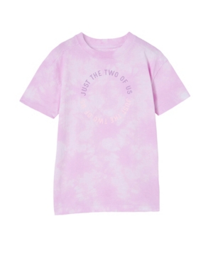 Big Girls Scout Drop Shoulder Short Sleeve Tee