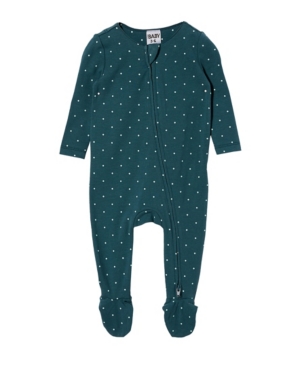 Baby Boys The Snug Long Sleeve Zip Romper