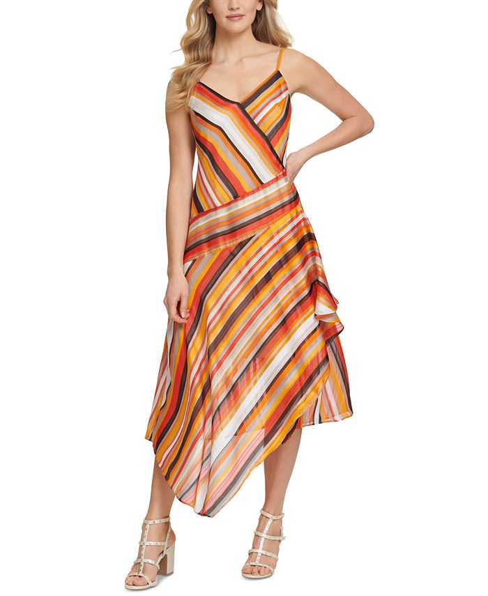 Dkny sales asymmetrical dress