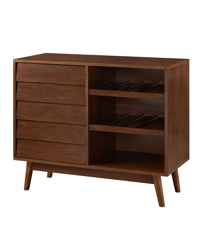 Walker Edison Louvered Door Bar Macy's