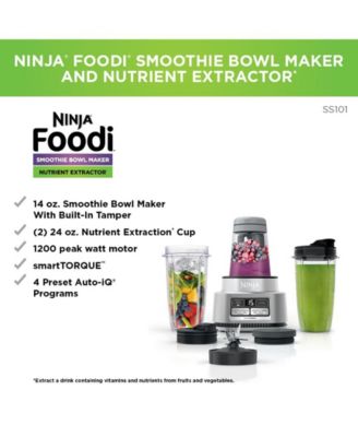 Foodi&reg; SS101 Smoothie Bowl Maker and Nutrient Extractor
