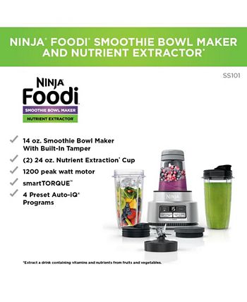 Ninja Foodi® SS101 Smoothie Bowl Maker and Nutrient Extractor - Macy's