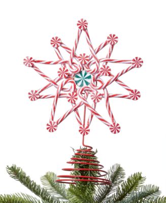 Oversized Candy Canes Tree Topper