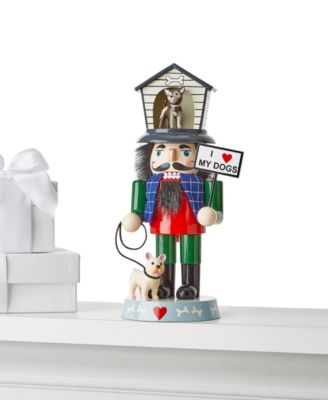 Holiday Lane - 11" Dog Lover Nutcracker