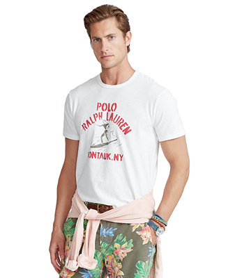 Polo Ralph Lauren Men's Classic-Fit Jersey Graphic T-Shirt & Reviews