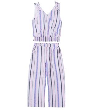 Big Girls All Over Print Challis Culotte Set