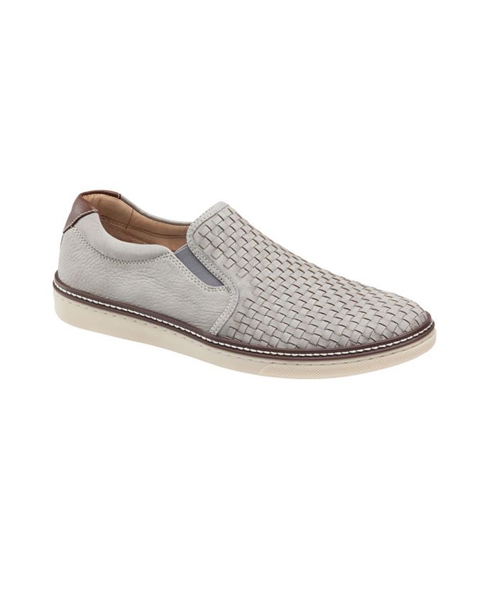 Johnston & Murphy Men's McGuffey Woven Slip-On Shoes - Macy's