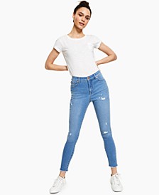 Petite High-Rise Skinny Ankle Jeans, Created for Macy's