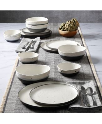 Gibson Elite Rhinebeck Double Bowl Dinnerware Set Macy's