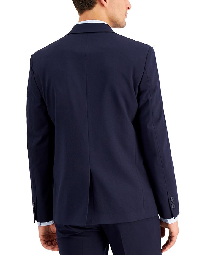 INC International Concepts Men's Slim-Fit Navy Solid Suit Jacket ...