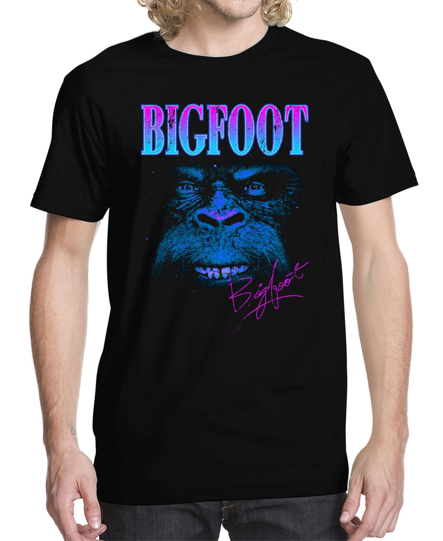 Мужская футболка Buzz Shirts Bigfoot Washington Graphic — фото 1
