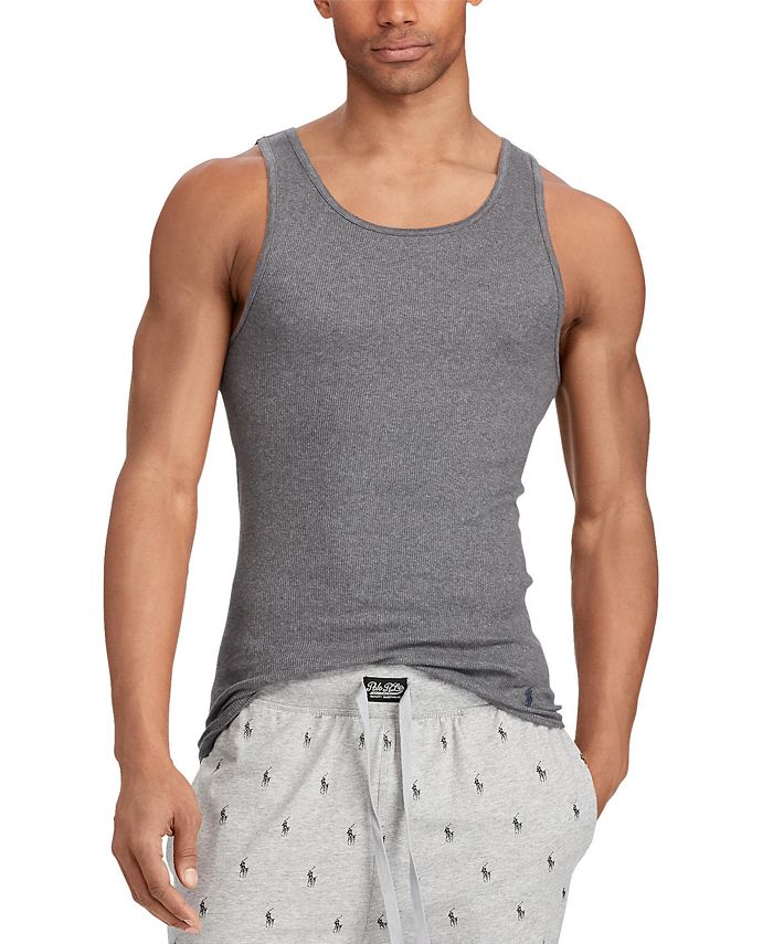 Polo Ralph Lauren Men's Cotton Classic Undershirt Tank Top 3Pk