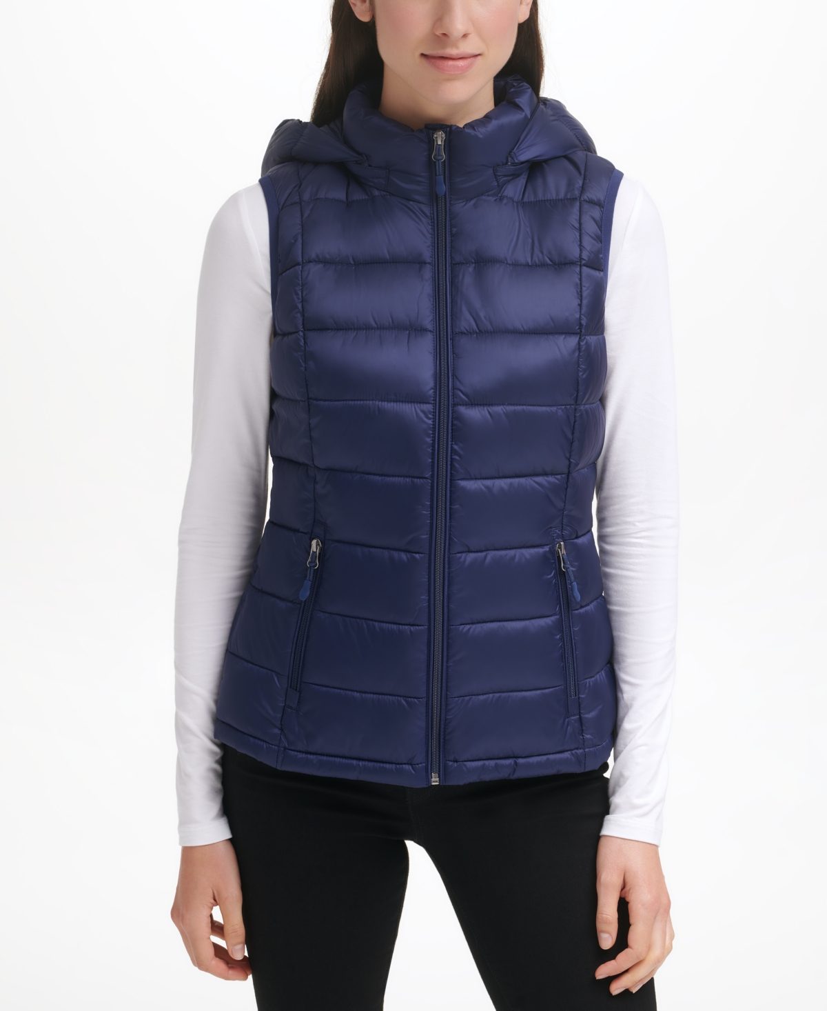 Charter Club Women s Packable Hooded Down Puffer Vest Created for Macy s Smart Closet