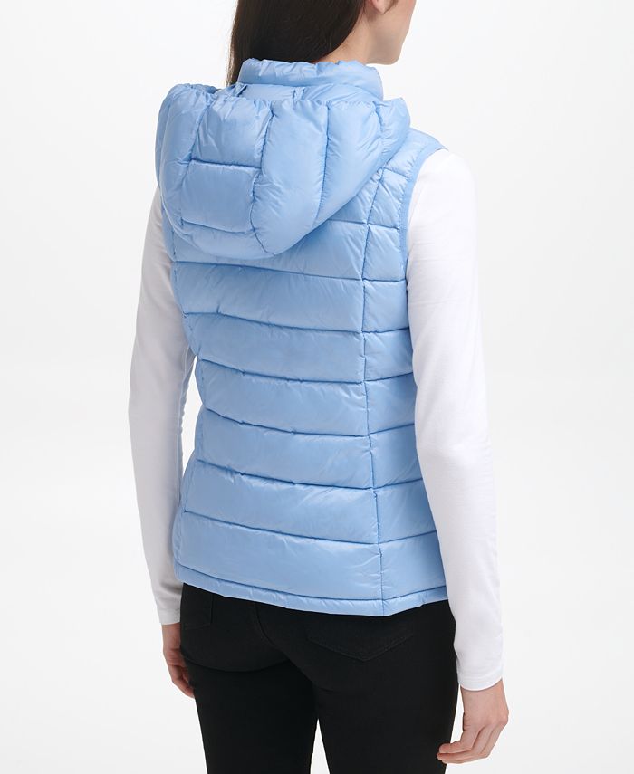 Charter Club Women's Packable Hooded Down Puffer Vest, Created for Macy