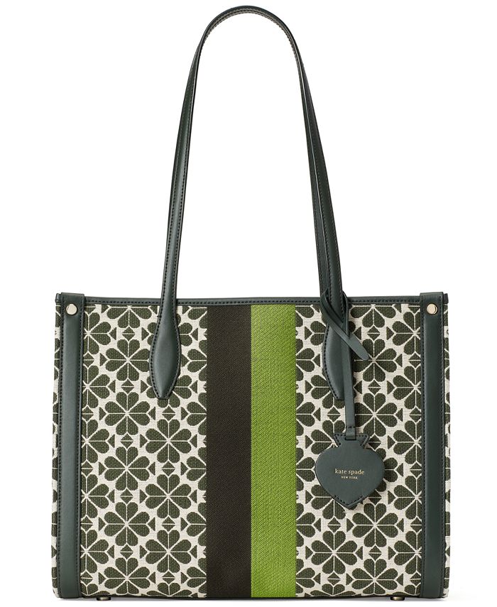 kate spade new york Spade Flower Jacquard Stripe Large Tote & Reviews