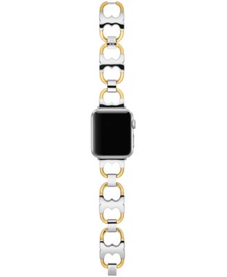 Tory Burch Two-Tone Stainless Steel Gemini Link Bracelet For