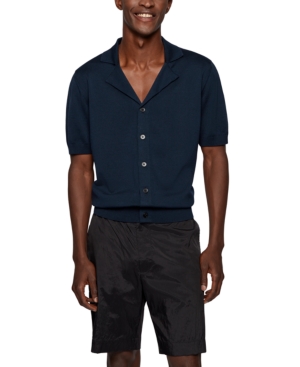 Boss Men's Short-Sleeved Cardigan