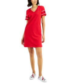 Logo-Sleeve T-Shirt Dress